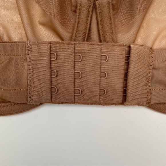 Intimissimi Sheer Mesh Bra Balconette underwire nude tan 34B bralette everyday - Picture 4 of 9